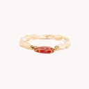 PULSERA EXTENSIBLE ROJA PICCADILLY NATURE BIJOUX
