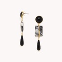 PENDIENTES GOTA ONIX BERLIN NATURE BIJOUX