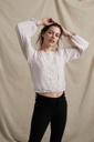 BLUSA RASO CON BORDADO FRONTAL