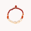 PULSERA DUO EXTENSIBLE CARAMEL NATURE BIJOUX