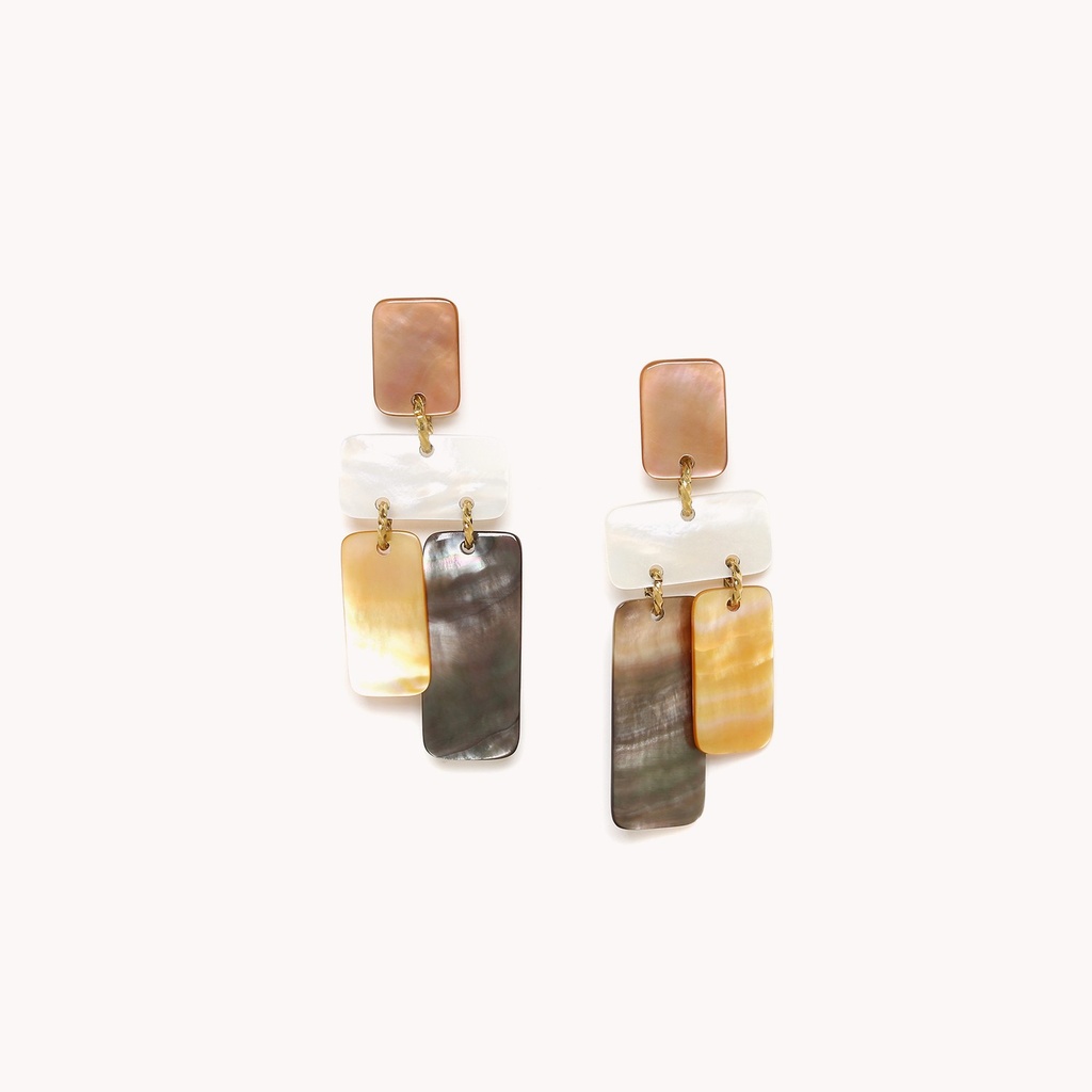 PENDIENTES VENDOME 4 ELEM. NATURE BIJOUX