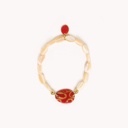 RED STRETCH BRACELET PICCADILLY NATURE BIJOUX