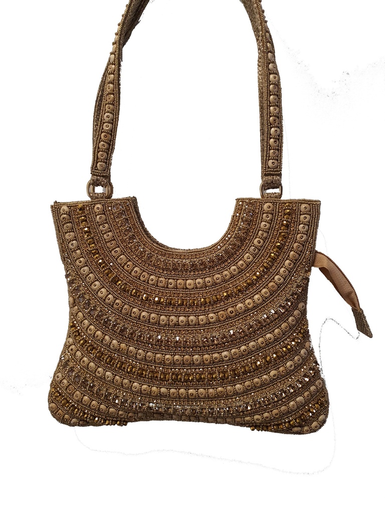 BOLSO SITARA ANTIQUE GOLD