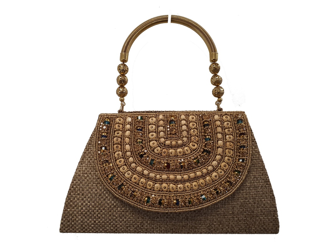 BOLSO SITARA ASA ANTIQUE GOLD