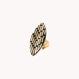 [19-24971] NATURE BIJOUX ADJUSTABLE OVAL RING MADAM BOGOLAN